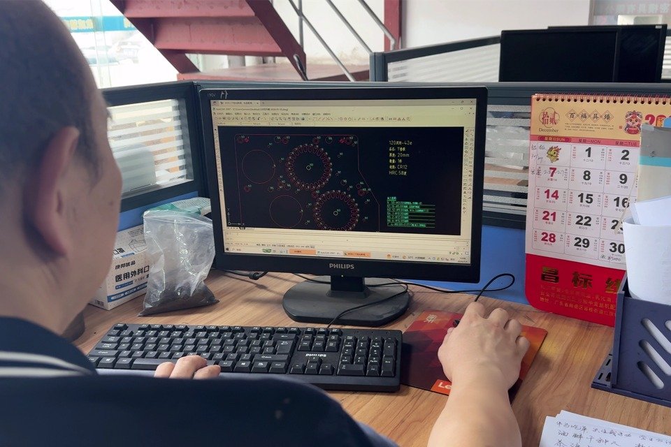 Engineers use CAD to design molds