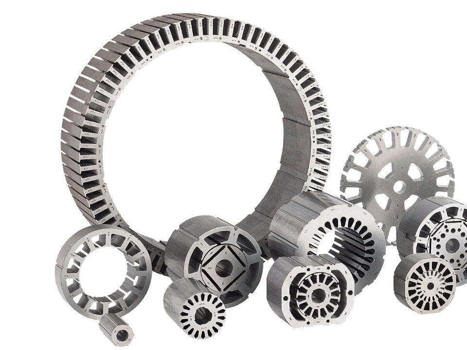 Finished motor rotor core