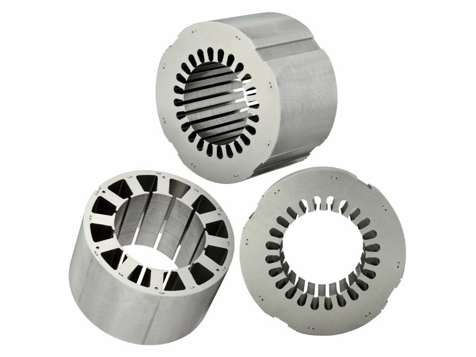 High-precision stamped motor cores for household appliances and compressors