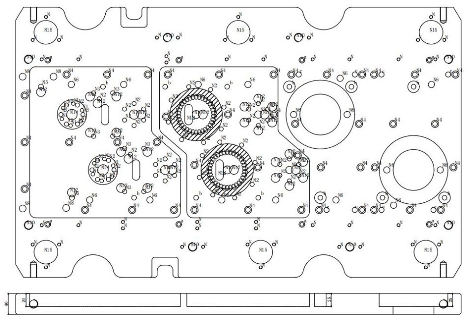 Motor core mold design drawing-(2)