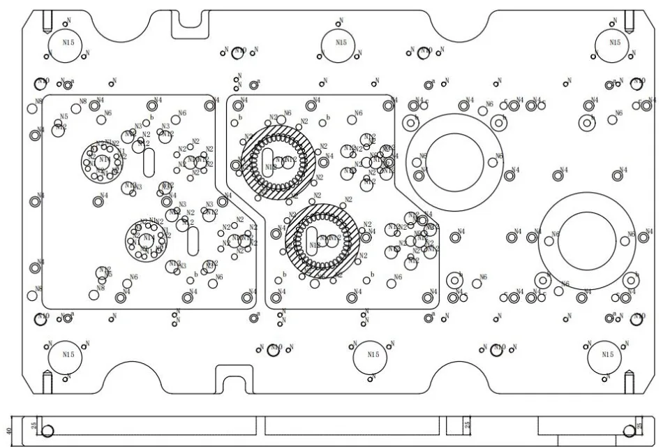 Motor core mold design drawing-(2)