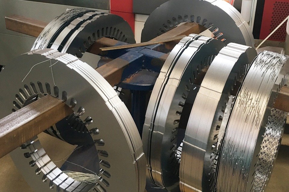 Precision stamping motor rotor laminations