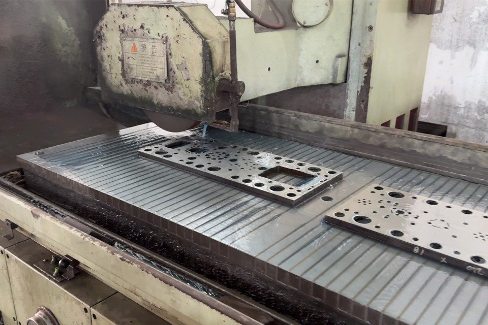 Tungsten steel mold processing